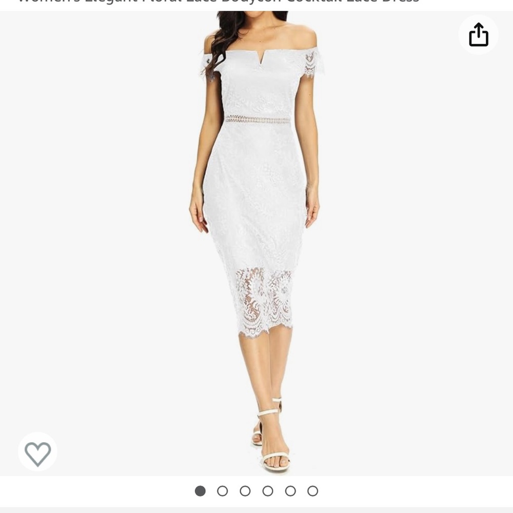 Women's Elegant Floral Lace Bodycon Cocktail Lace Dress
